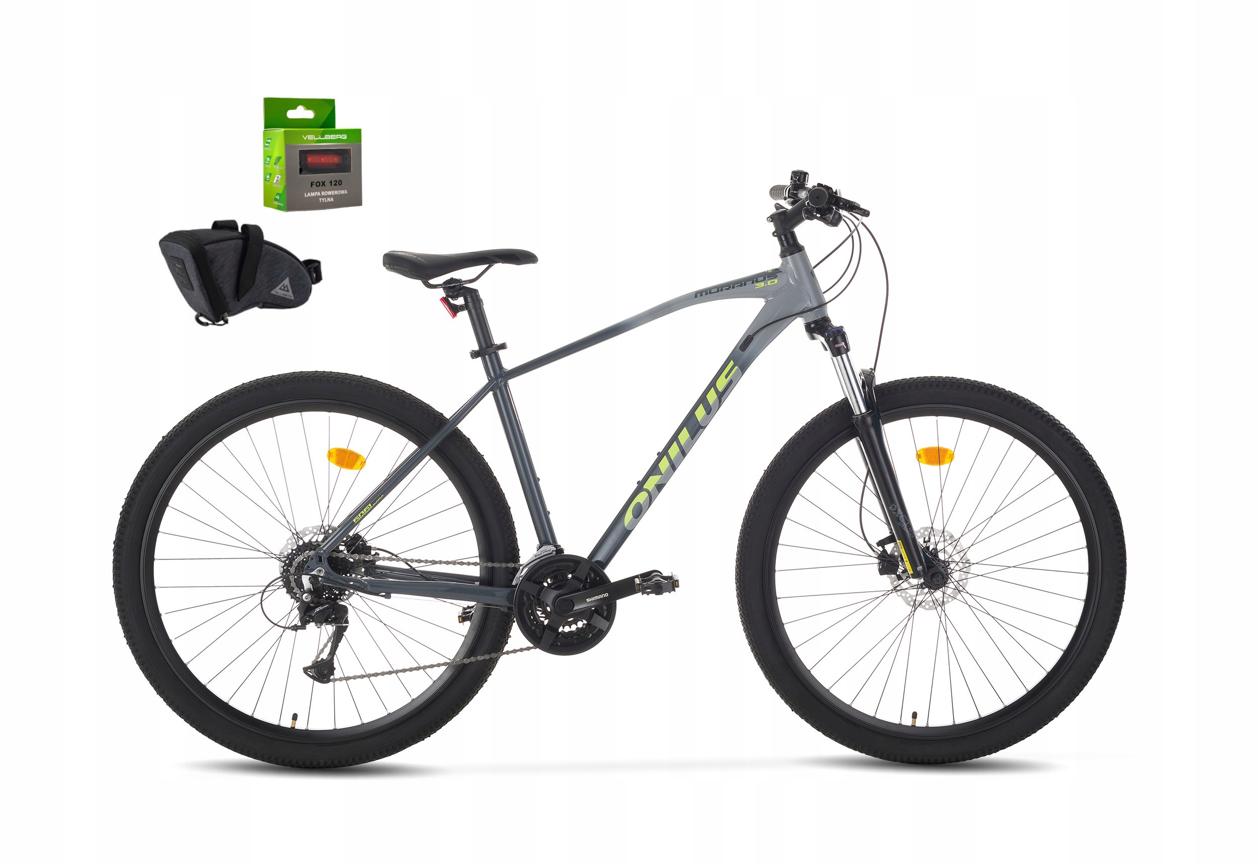 Rower 29" Onilus Muranus 3.0 alum. Acera 2HT grafitowy połysk 19"