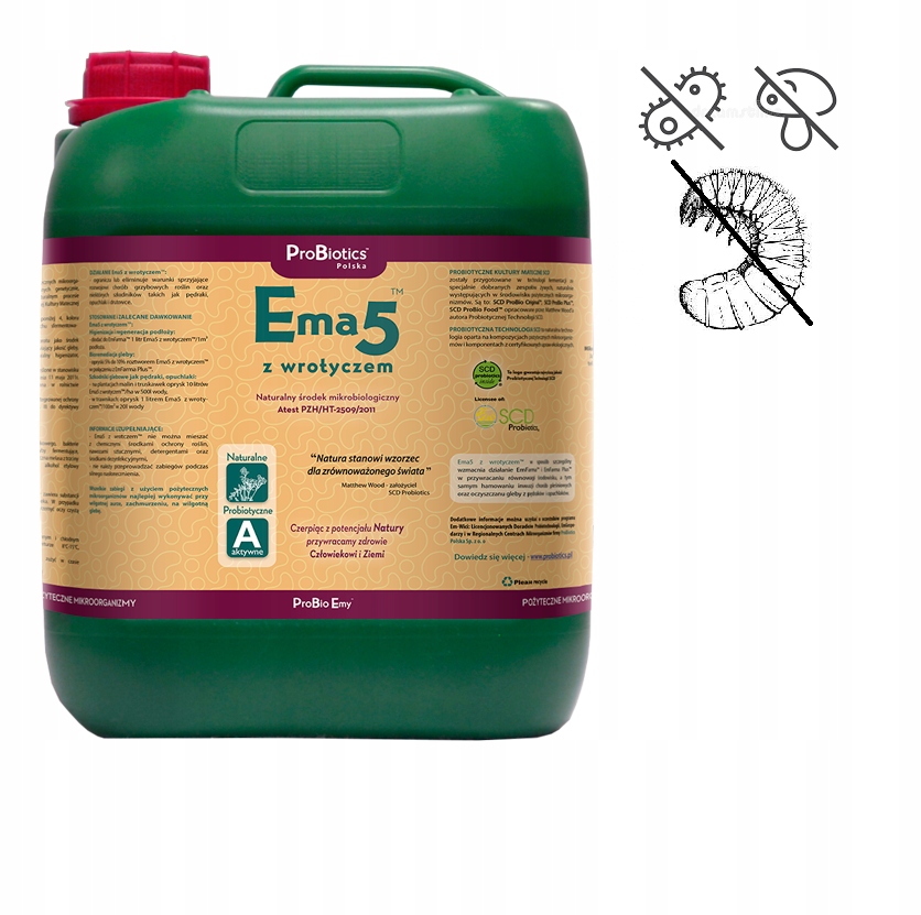 Ema5 z wrotyczem 5l ochrona przed szkodnikami glebowymi i patogenami