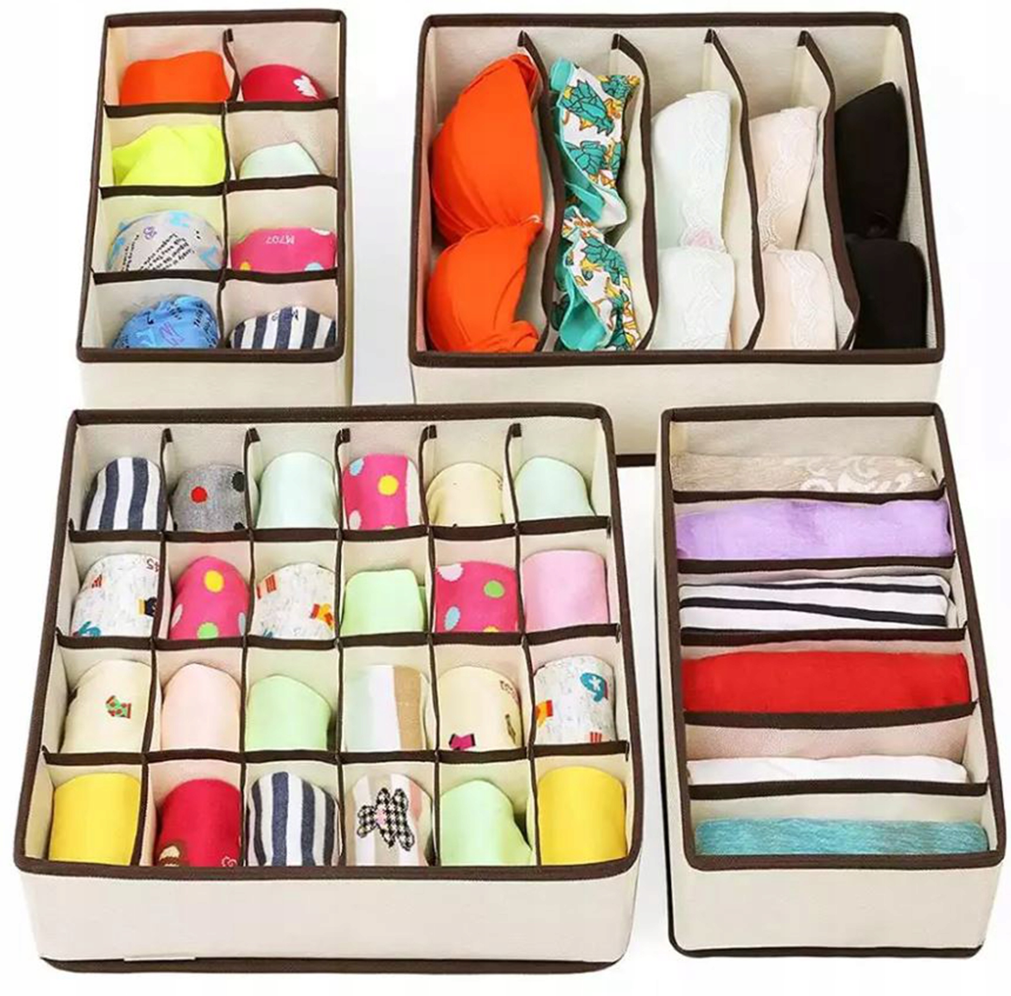 

Organizer Na Bieliznę Skarpetki Do Szuflady Zestaw