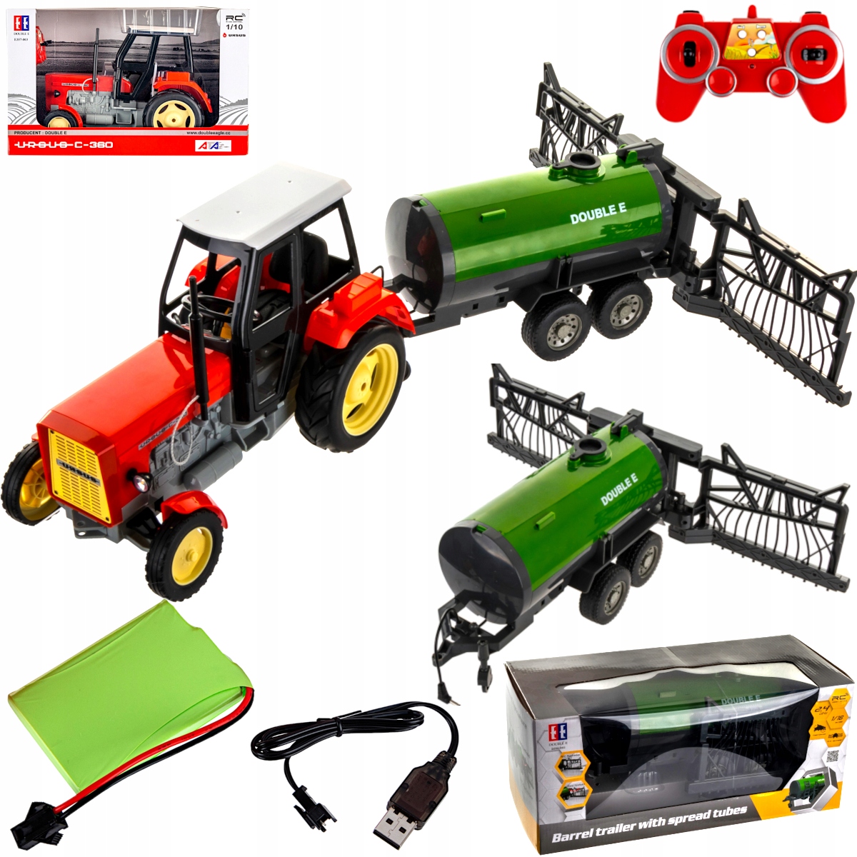 

Traktor Ursus C-360 beczkowóz opryskiwacz Rc