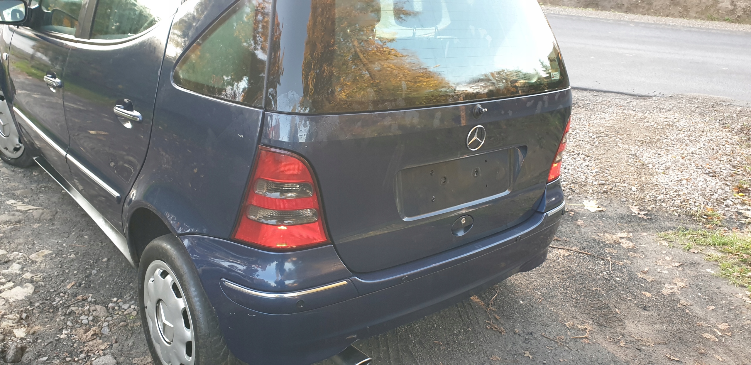 MERCEDES A Class W168 перекладач глушник кінець хром