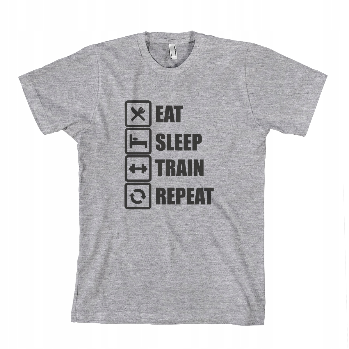 

Eat Sleep Train Repeat koszulka t-shirt męskaM