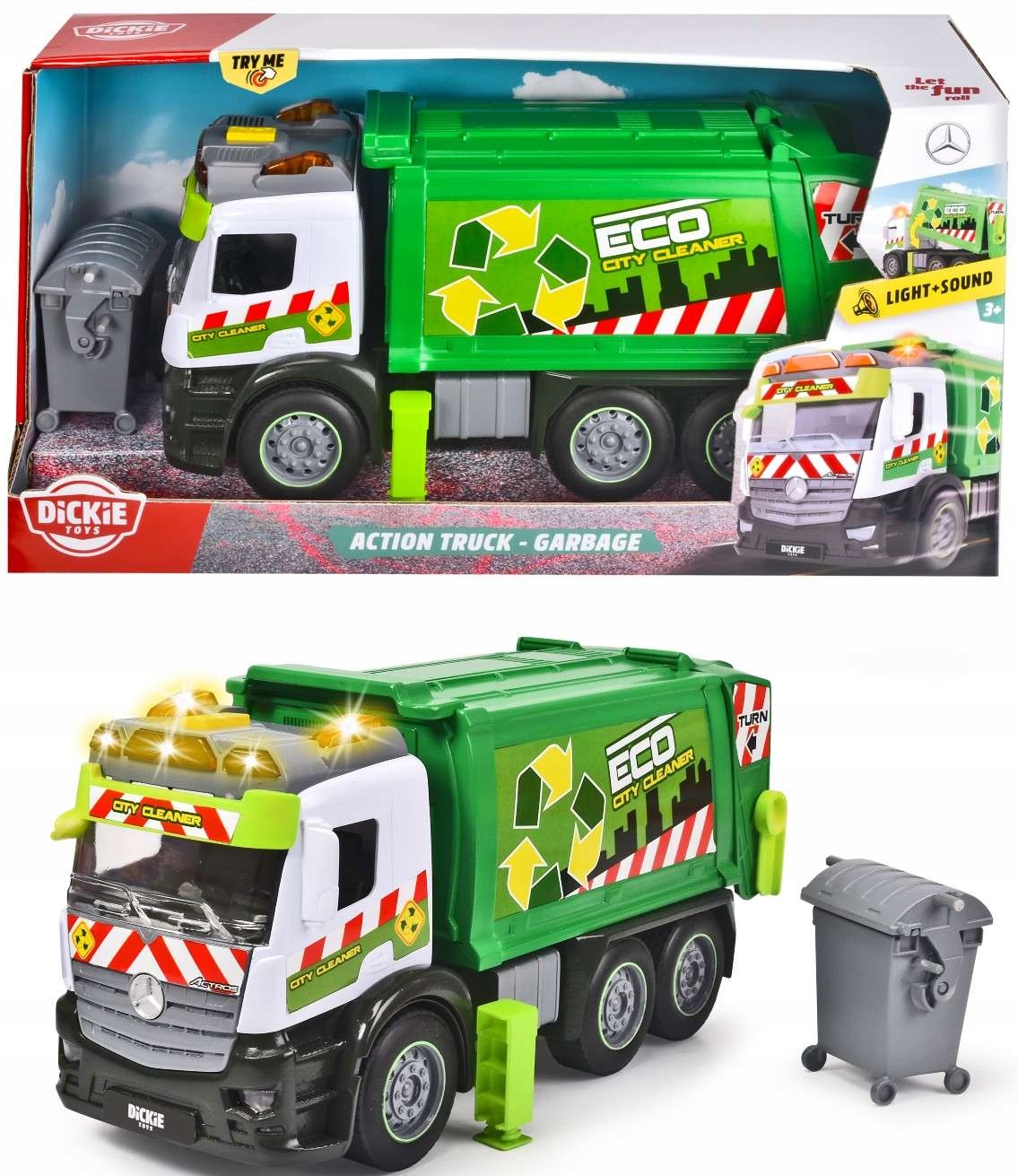 

Mercedes Benz Śmieciarka Eco Światło/dźwięk Auto