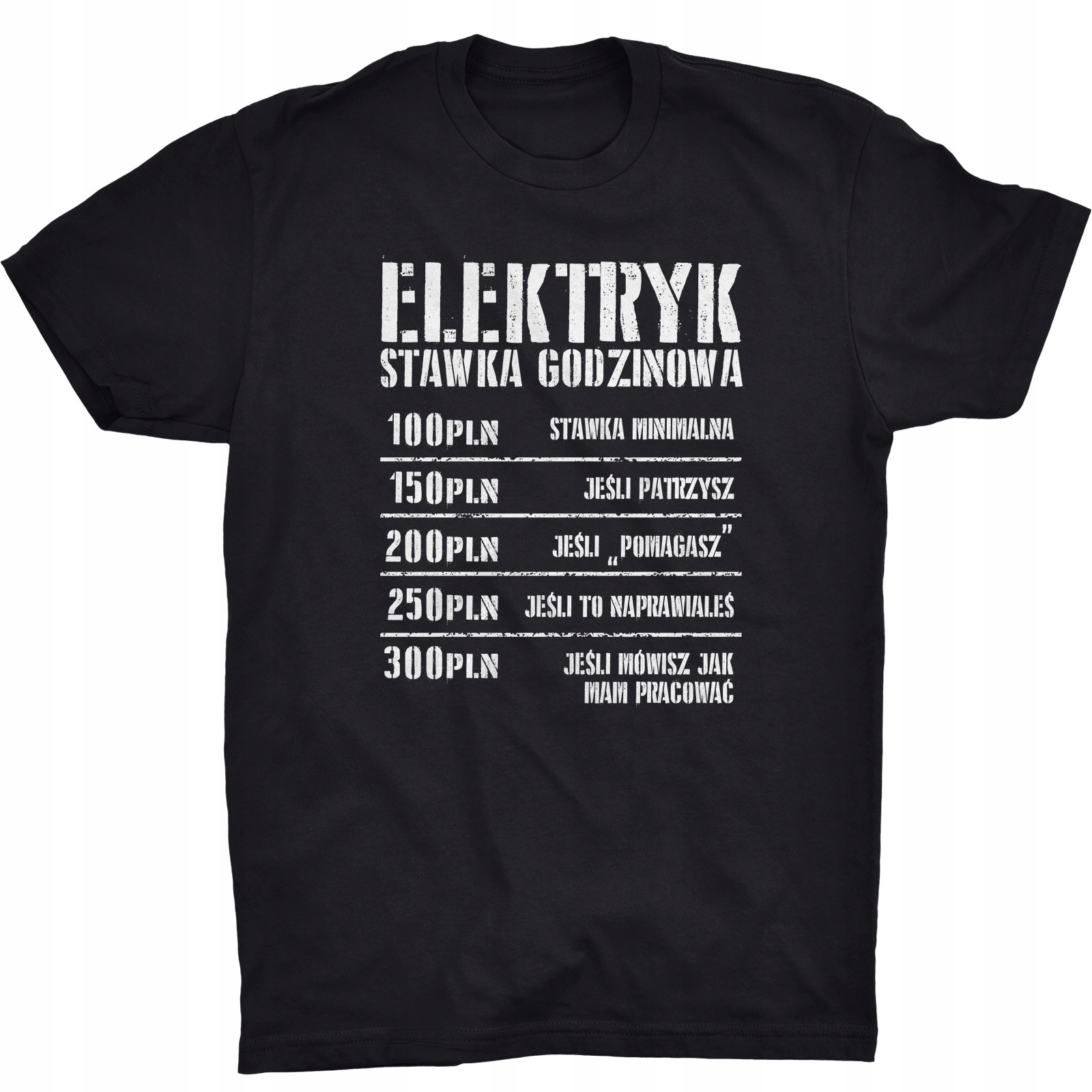 

Stawka Godzinowa Koszulka Dla Elektryka Prezent