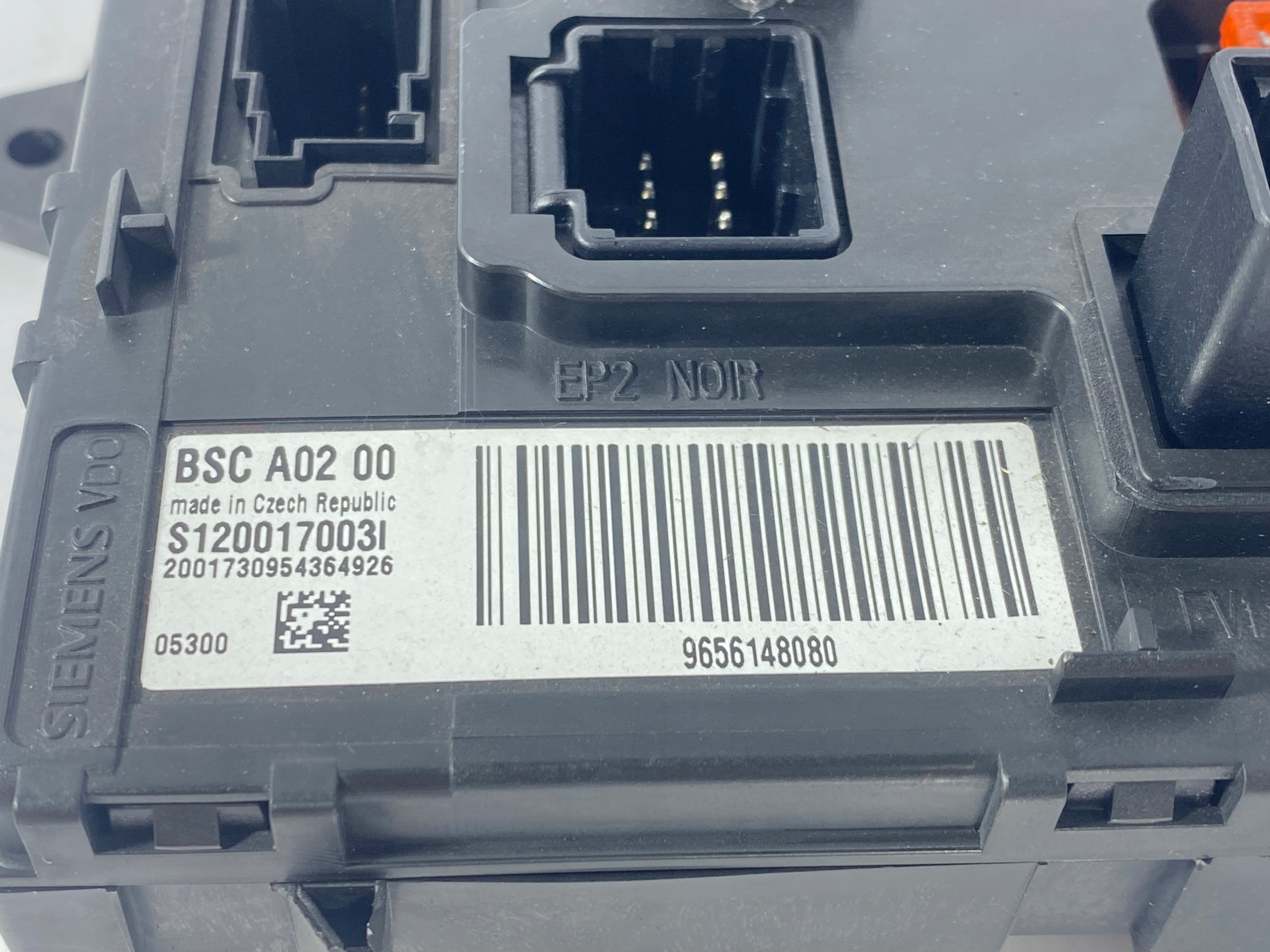 Peugeot 407 04-10 control unit module BSC 1.6 HDI 9656148080
