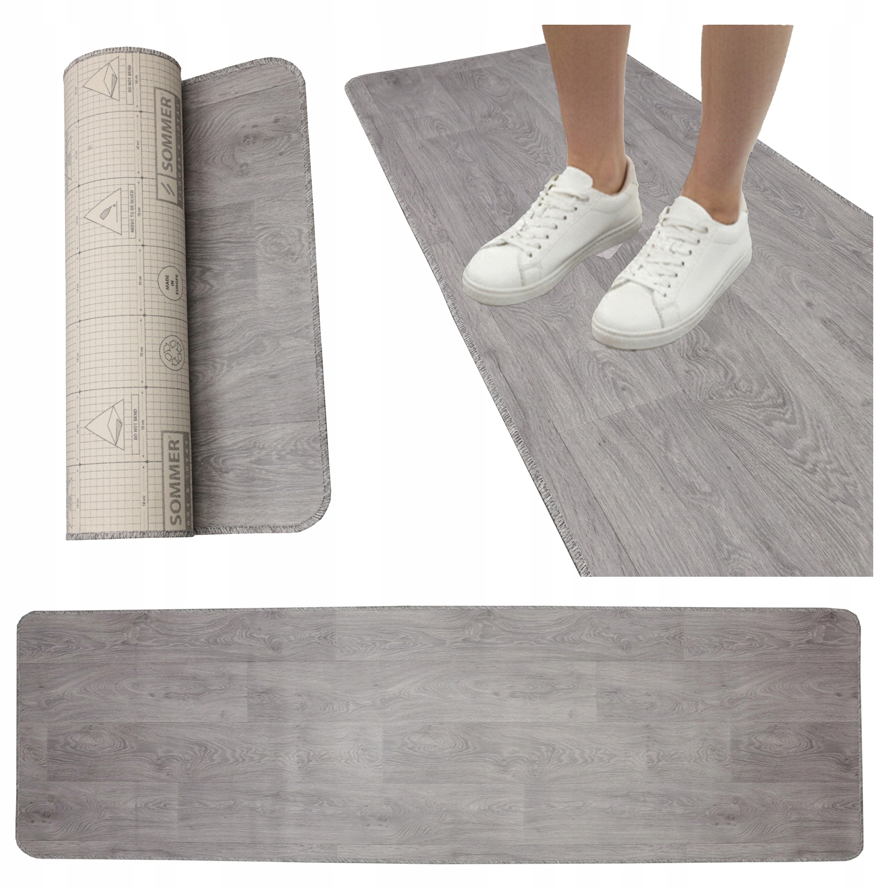 Koberec Běhoun Kuchyňský Pvc 70x250 Kuchyňská Podložka voděodolná protiskluzová Hotová