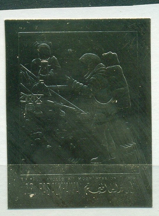 KOSMOS-APOLLO XII-ASTRONAUCI. RAS AL KHAIMA. MI. zn. w zł. B**