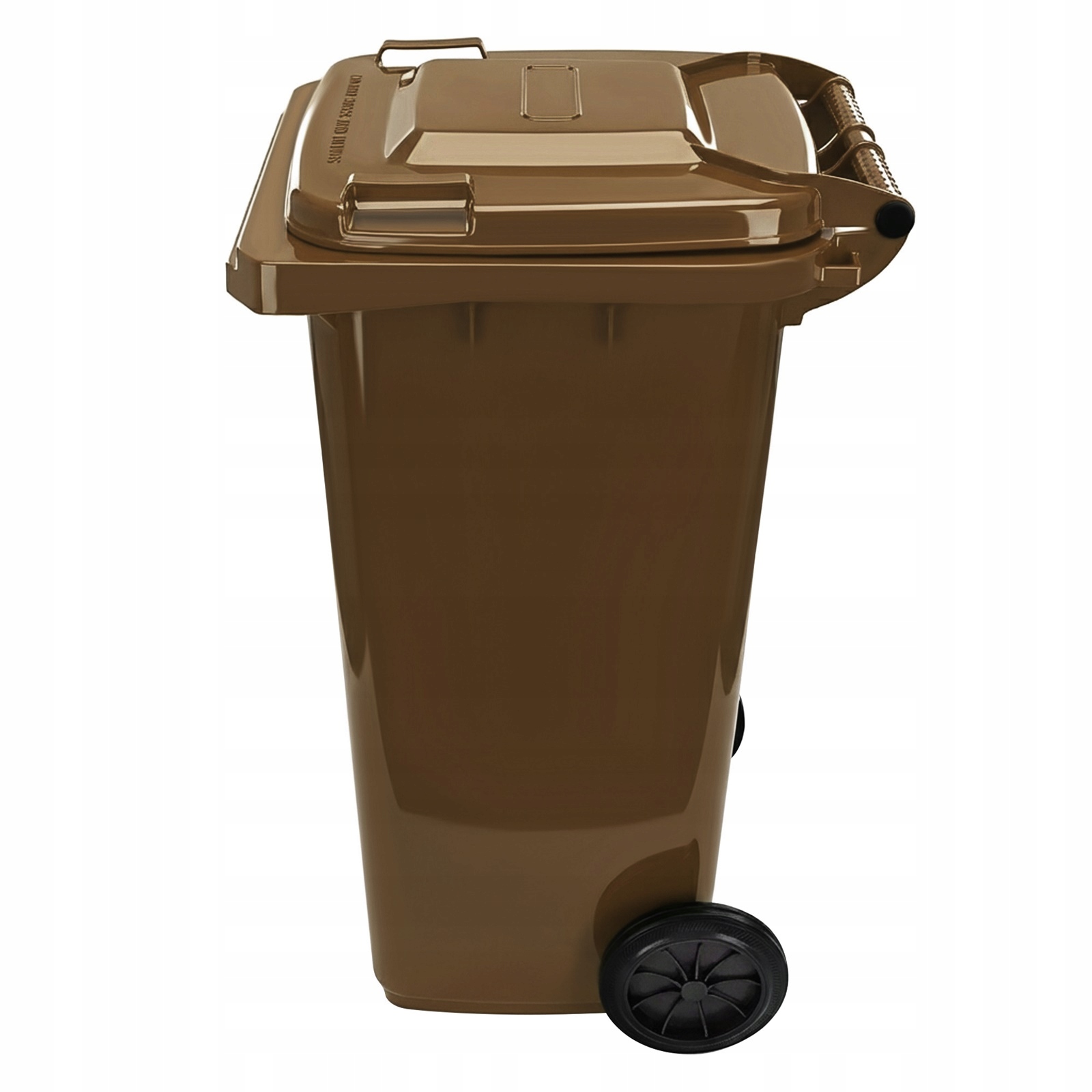 Kontener bio 120 litrów brązowy kosz do segregacji odpadów organicznych