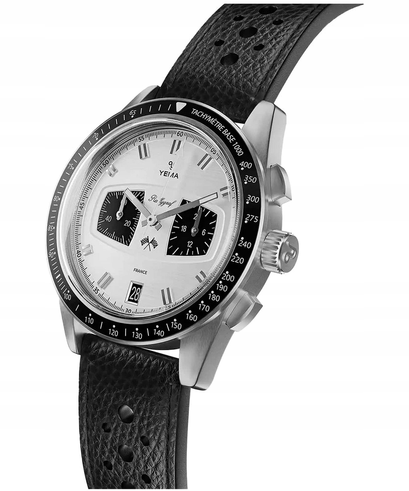 Pánské hodinky Yema Rallygraf Meca-Quartz II Panda