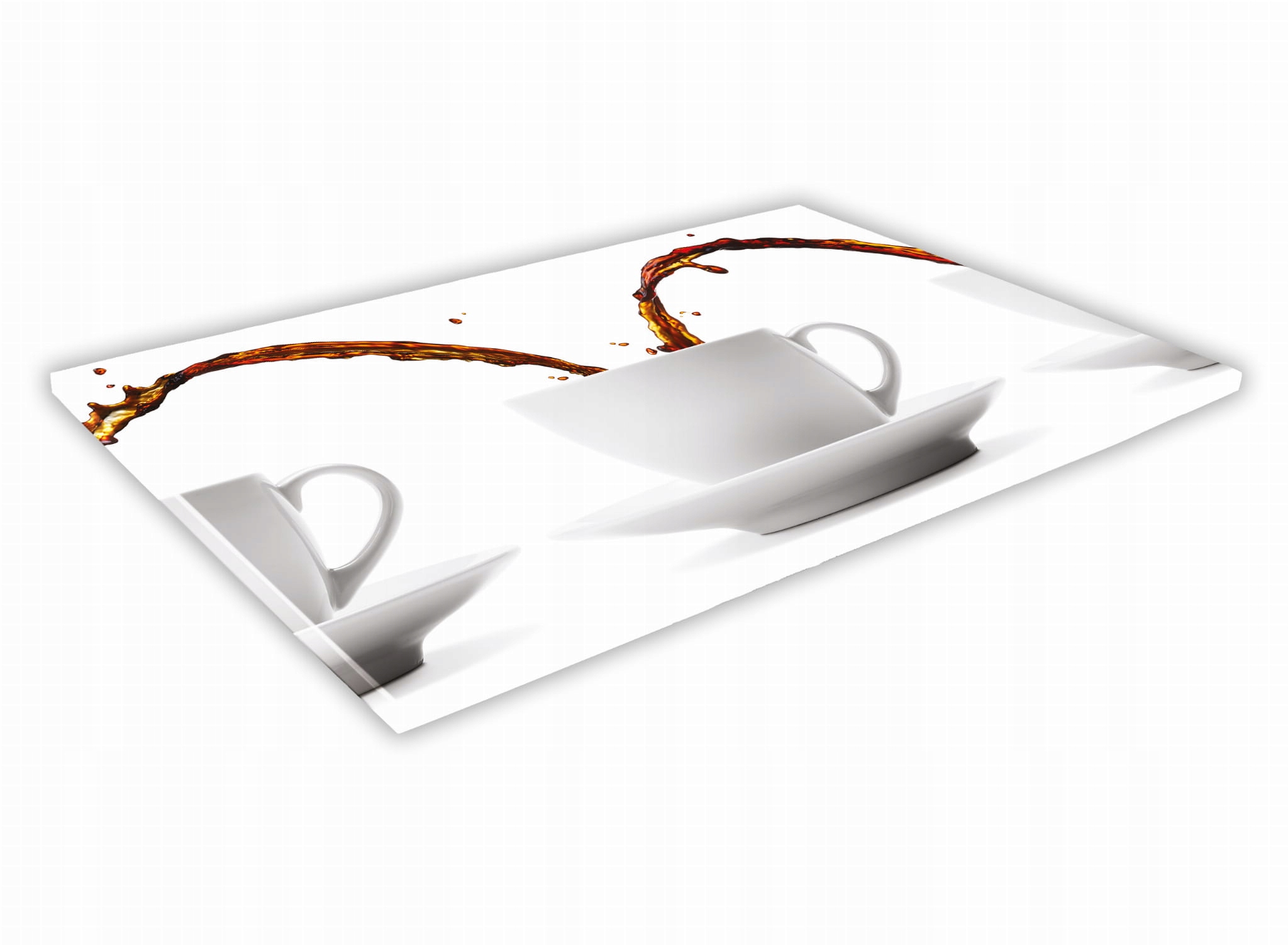 

Szklana Deska Kuchenna 40x30 221b Filiżanki z kawą