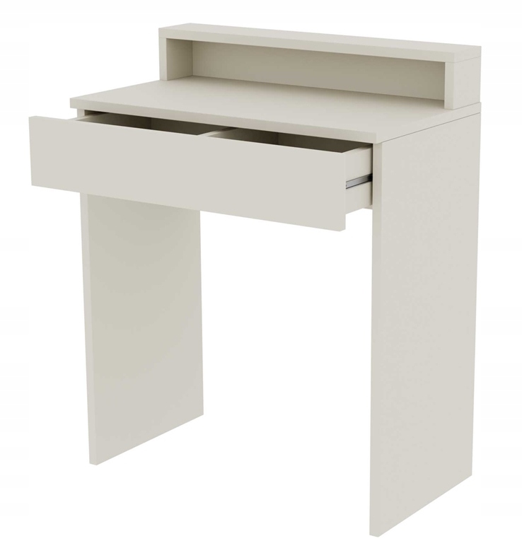 Toaletka na líčenie Mila Plus kašmír 75 cm s zásuvkou a poličkou