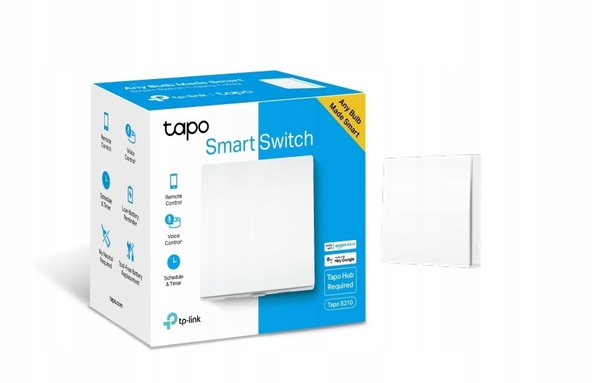 Vypínač světla Smart Wifi TP-Link Tapo S210