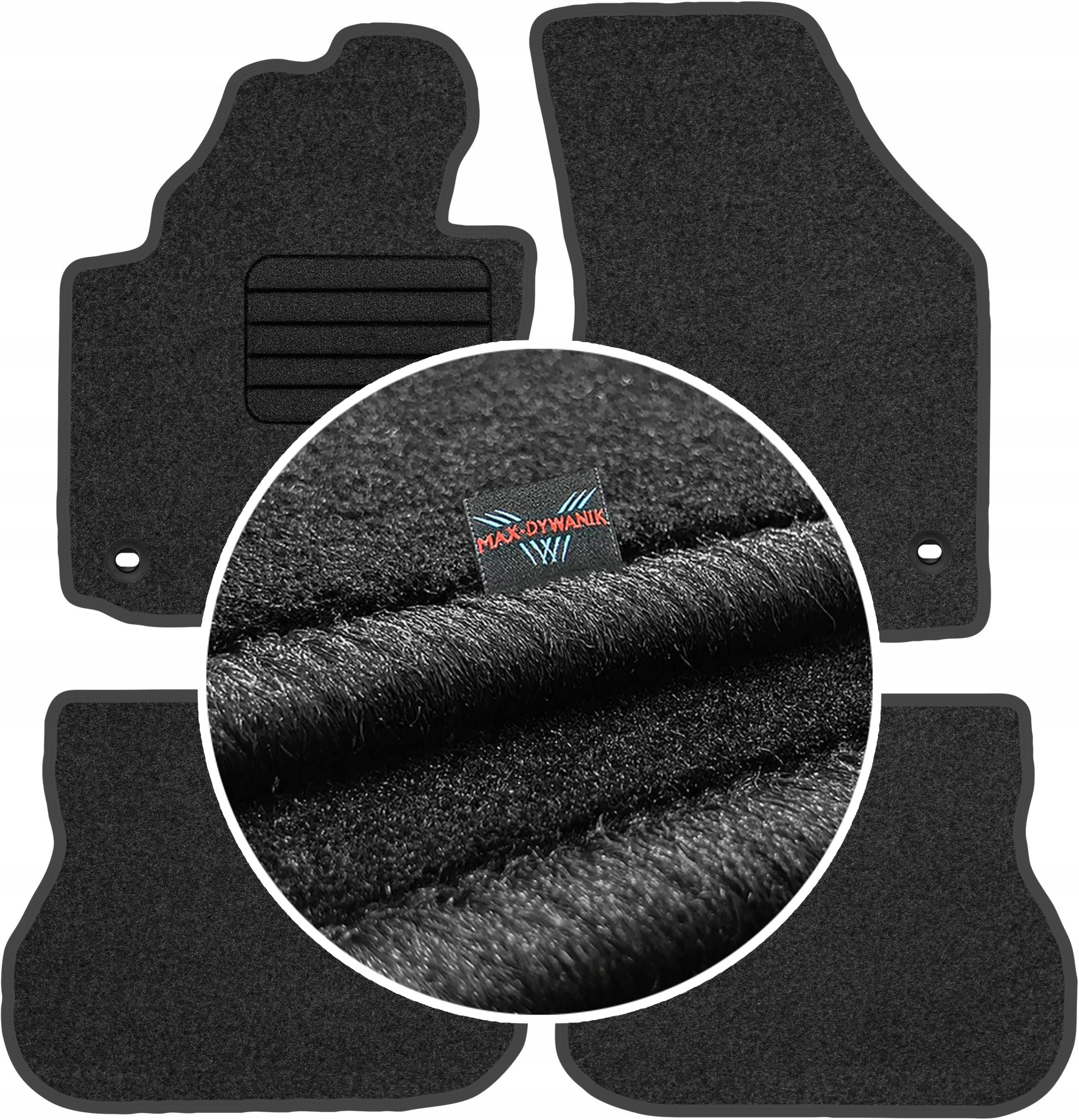 Vw Caddy III 5-osobowy 2003-2020 Autokoberce Koberce do auta