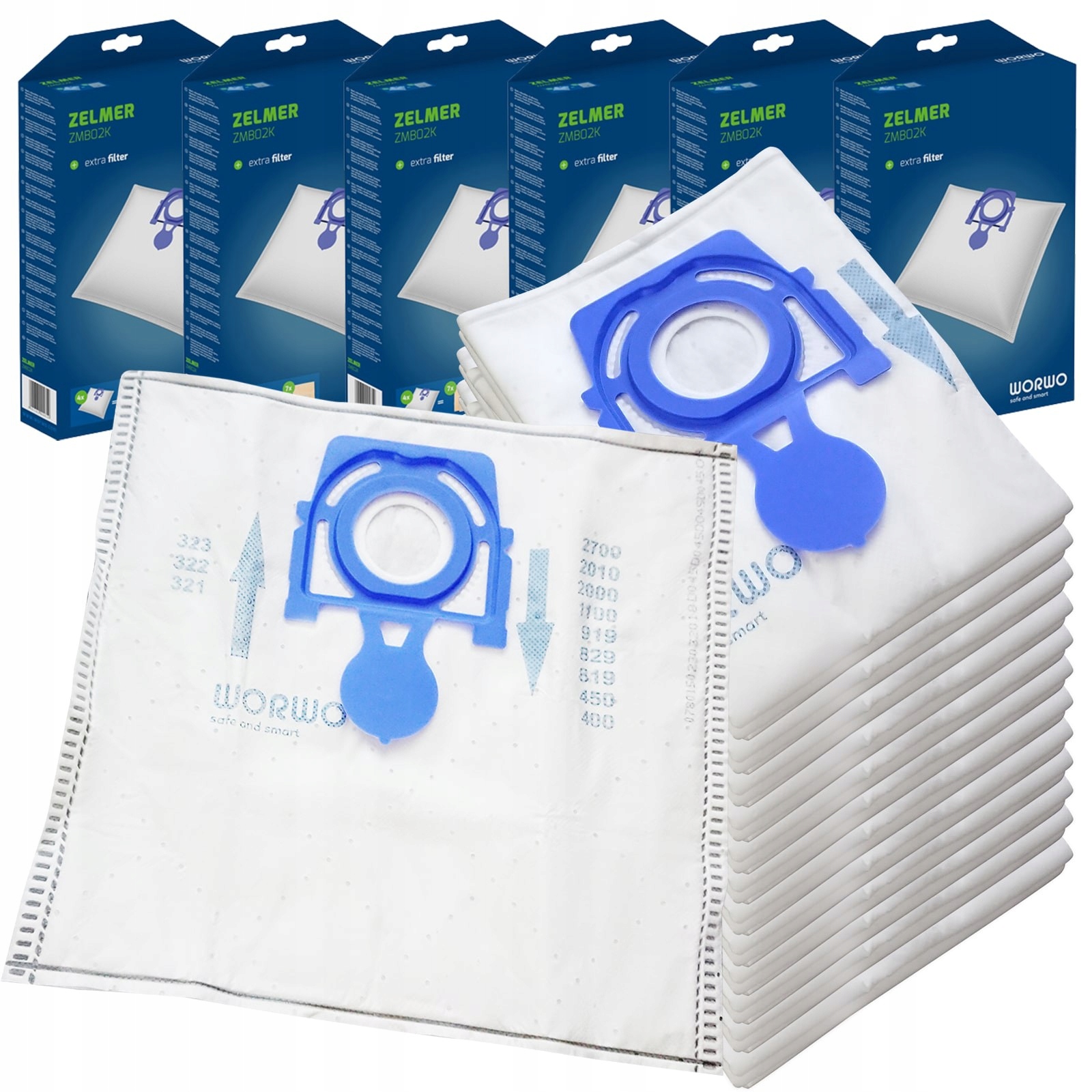 

24x Worki Do Odkurzacza Zelmer Odyssey 450.0.P05S