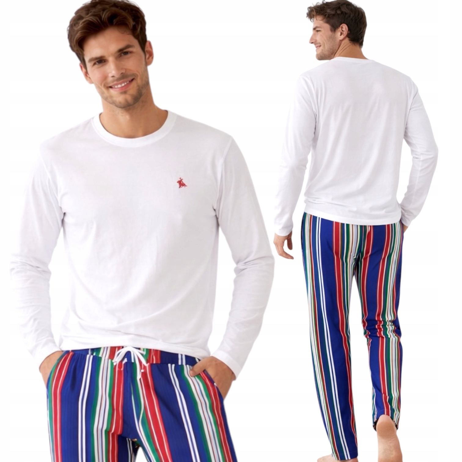 PIŻAMA MĘSKA BAWEŁNIANA MORELLA