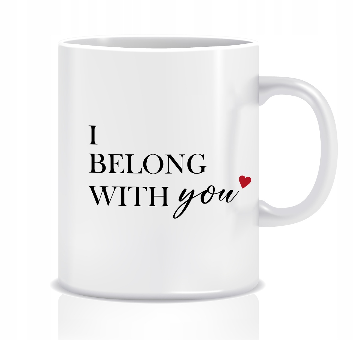 Kubek Prezent na Walentynki (I belong)