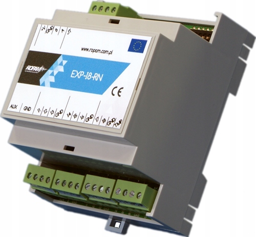 Expandérový modul vstupů EXP-I8-RN-D4M na Din lištu, 4 moduly Din, Optima Ropam
