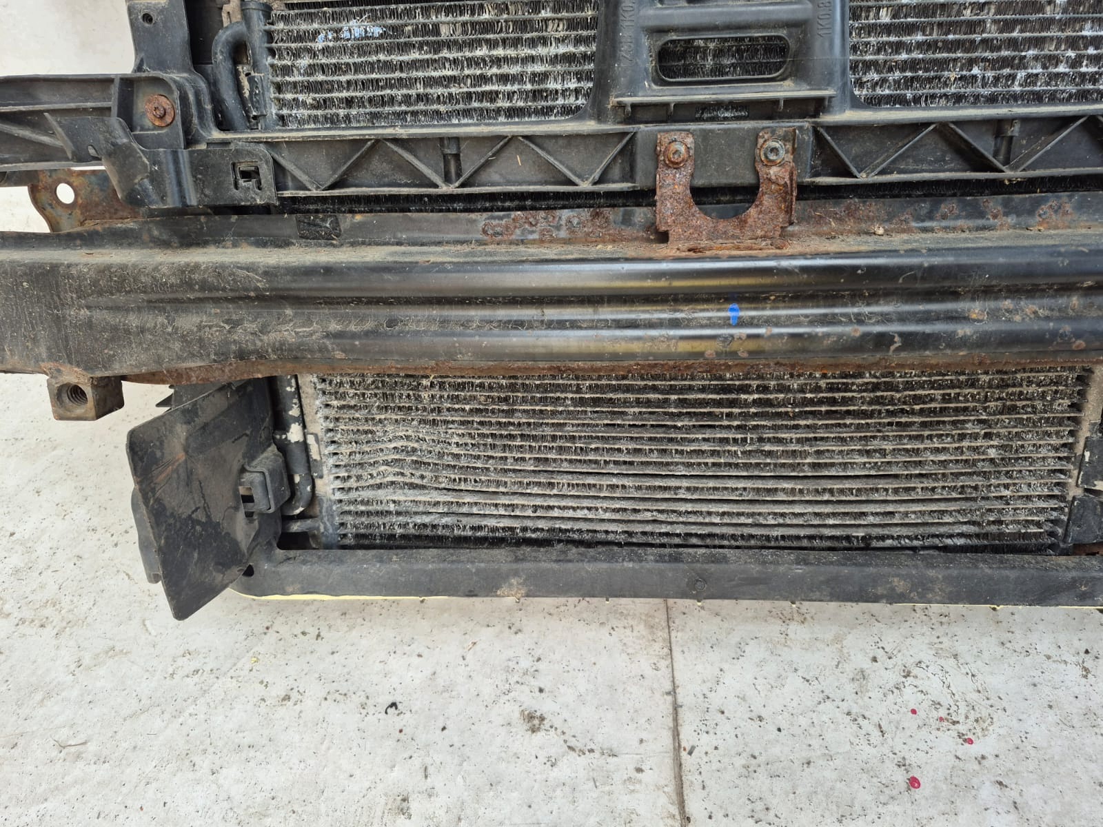 VW GOLF V GTI JETTA 03- front body wall front pillar iron 1K0805588G