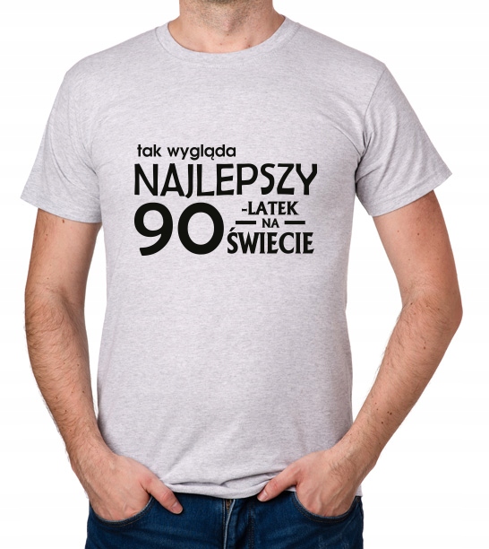 

koszulka Najlepszy 90-LATEK 90 Urodziny prezent