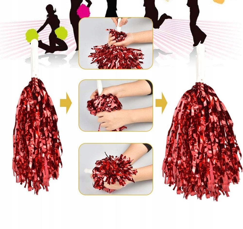 12X POMPONY CHEERLEADERKA DOPING ZAWODY KOSZYKÓWKA Marka inny