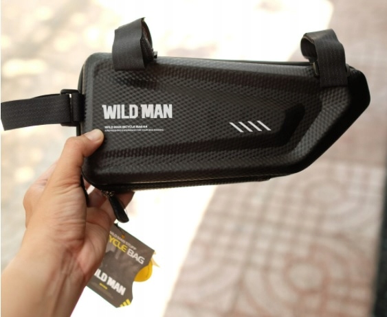 SAKWA NA ROWER SAKWA ROWEROWA POD RAMĘ WODOODPORNA Szerokość produktu 6 cm