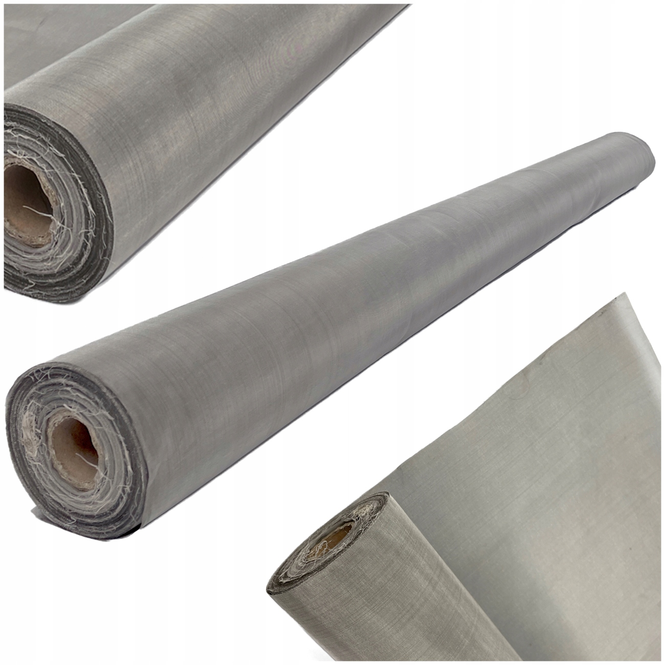 Nierdzewana siatka tkana oczko 0.2 x 0.2mm drut 0,15mm 30m²