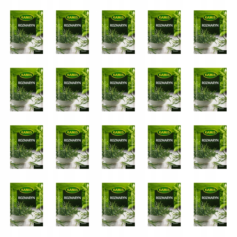 Sušený rozmarýn Aromatické Koření Bylinky do kuchyně Kamis 15 g X20