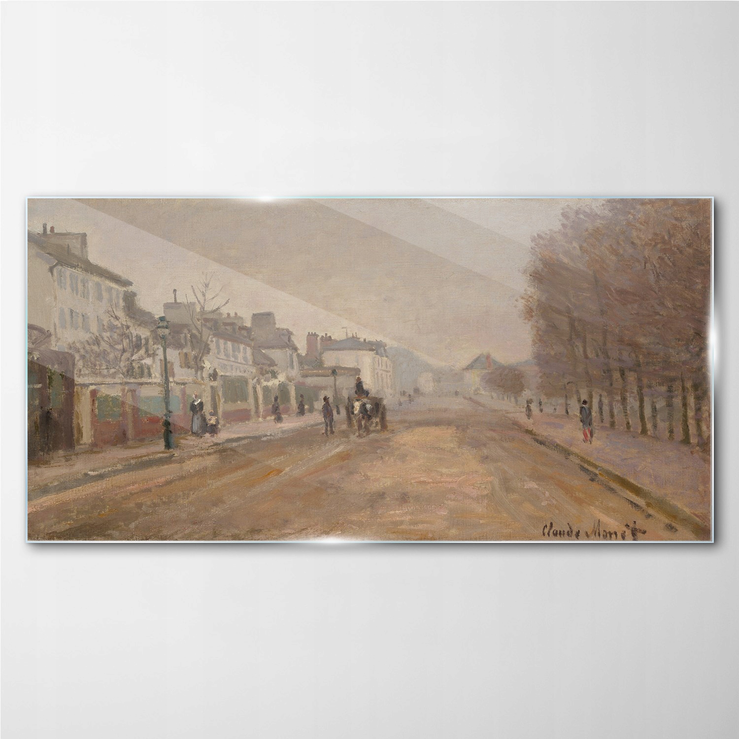 

Szklany obraz Bulwar w argenteuil Monet 140x70 cm