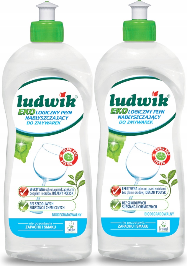 

Ludwik Eko Nabłyszczacz do Zmywarki Bio 2x500ml