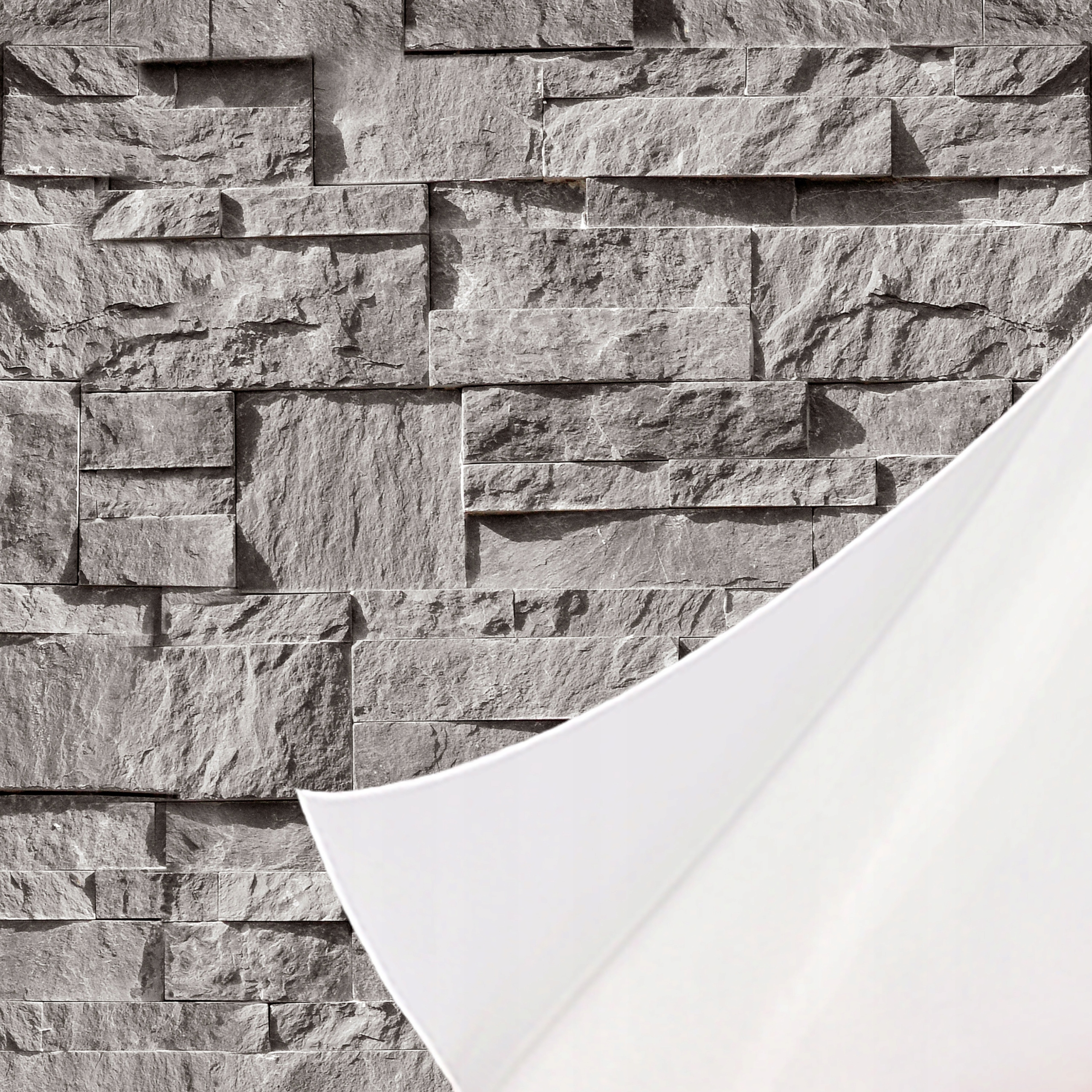 Tapeta Samolepicí Kámen Břidlice Šedá Na Zeď Do Obývacího Pokoje Nábytek 4,9x10 m