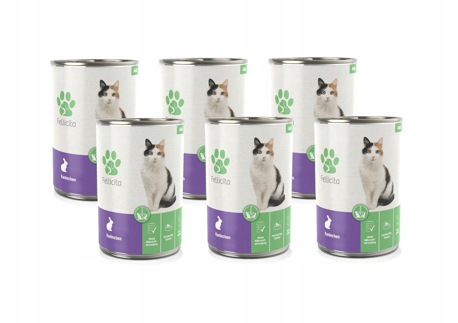 Fellicita Cat Pure Kaninchen králík 6x400 g