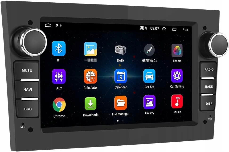 Autorádio 7" Displej Android Apple Carplay Camecho 1/32G Bt Wifi