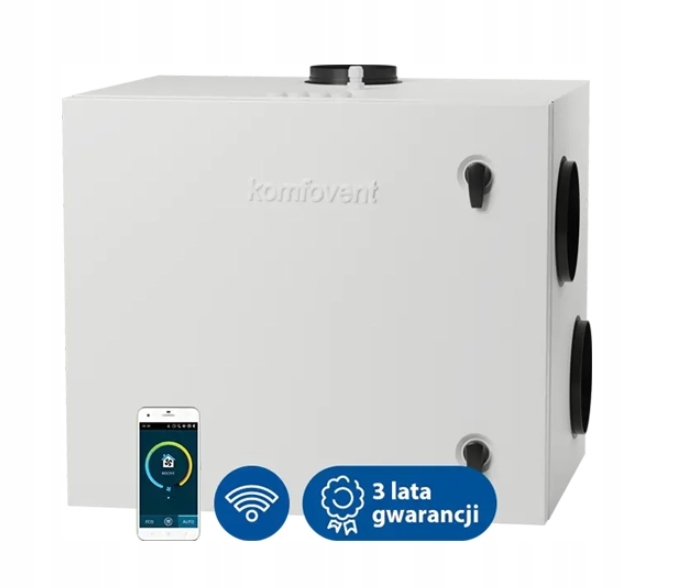 Rekuperator Komfovent DOMEKT R 400 H sorp.-ental.+ PEŁNY MONTAŻ W CENIE