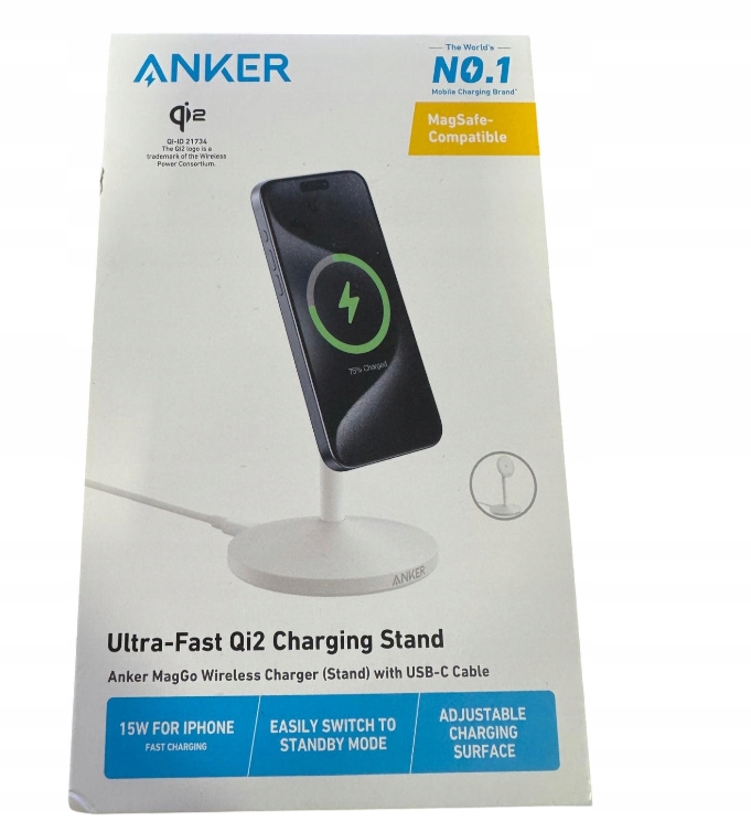 anker Ultra-fast Qi2 Indukční magnetická nabíjecí stanice Anker