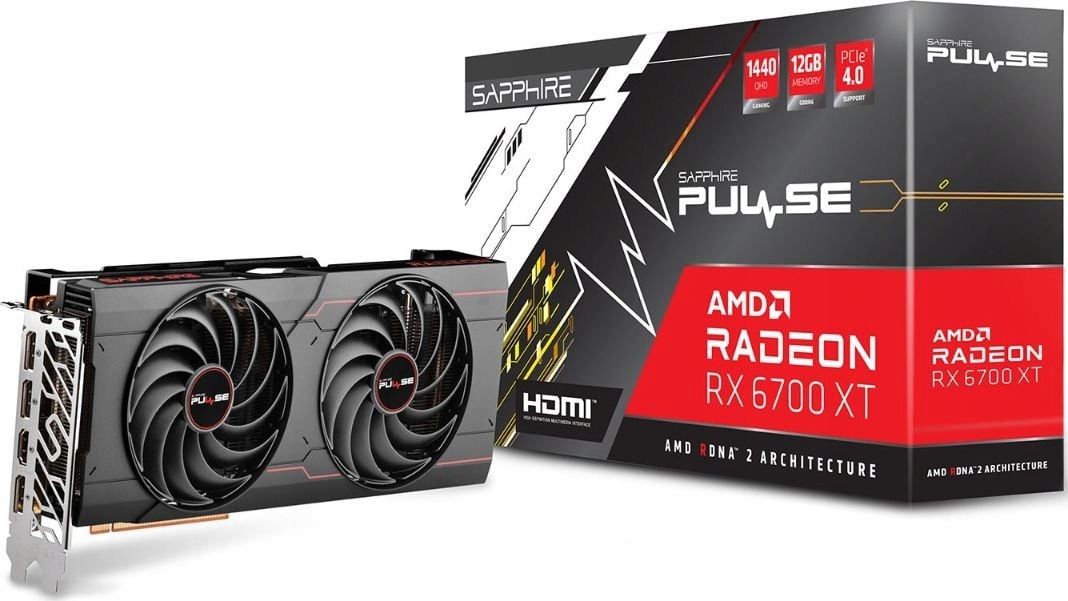 Karta graficzna Sapphire 6700 XT Pulse Gaming 12 GB