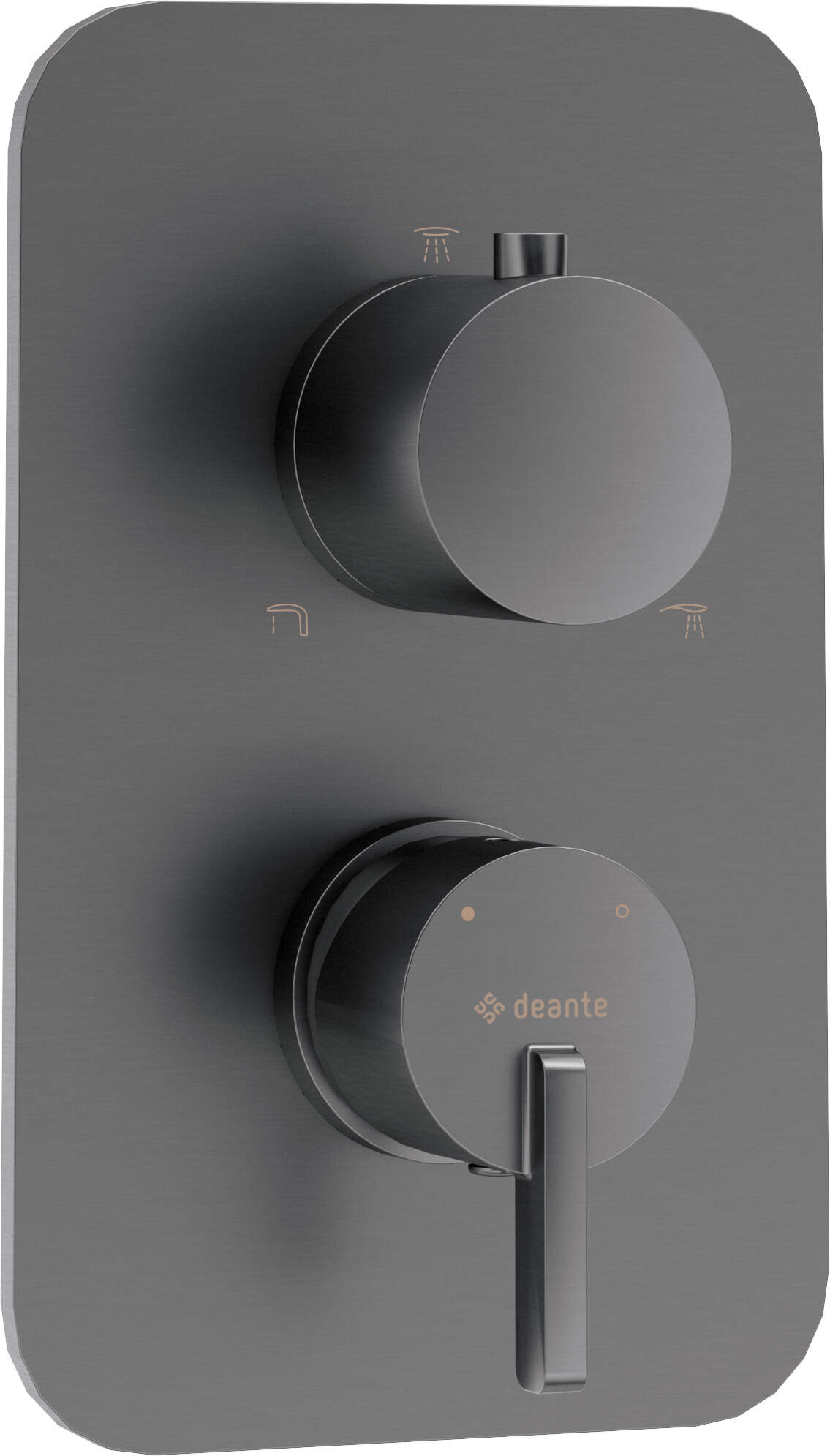 Vonkajší miešací box Titanium – minimalistický dizajn