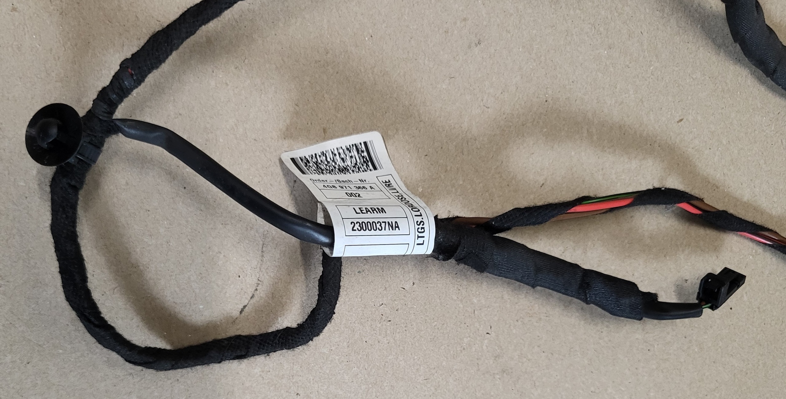 bundle wiring seat left front AUDI A6 C6 A7 4G8971366A 2300037NA OE