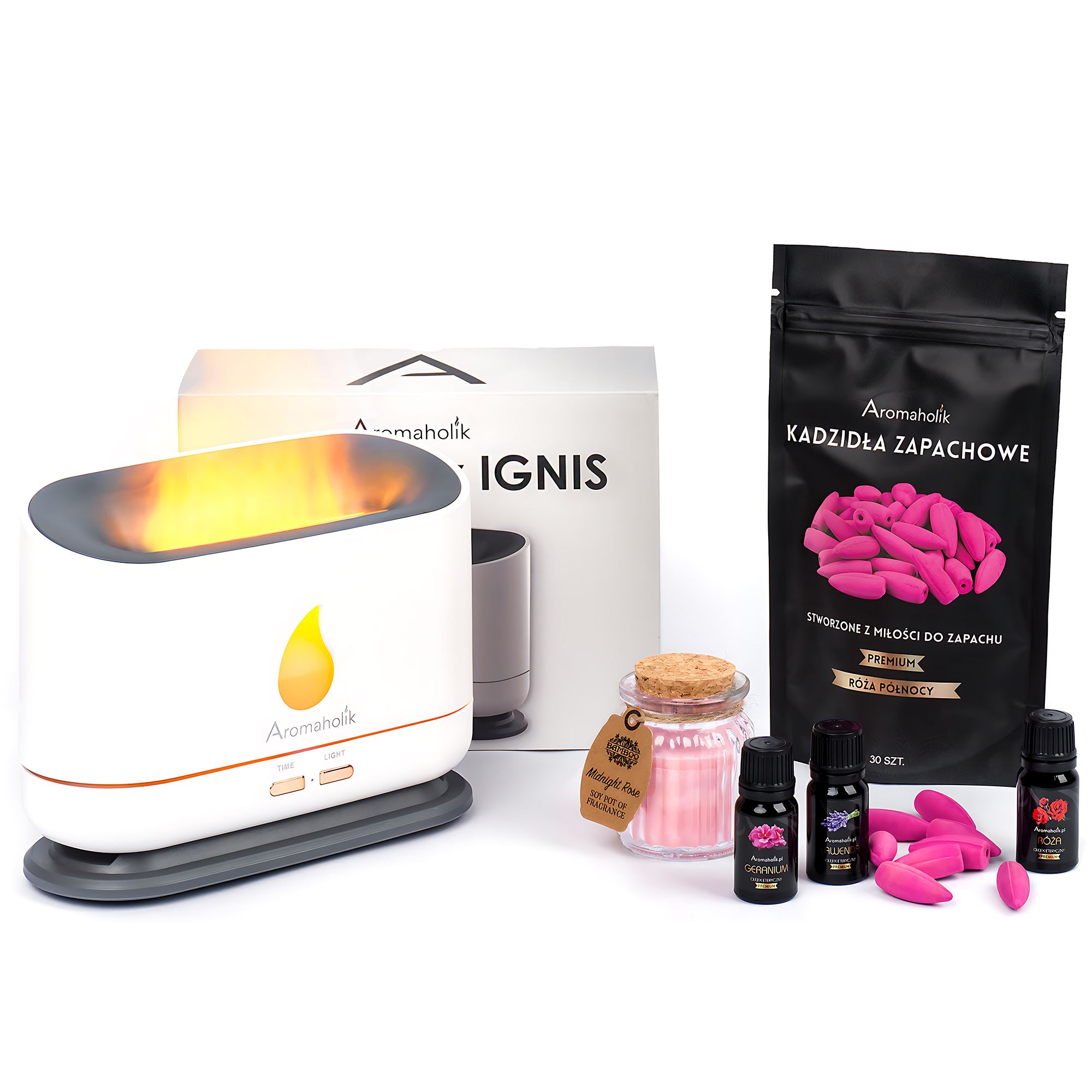 Dárek k Svátek Matek Difuzér Oleje Sójová svíčka Sada vůní