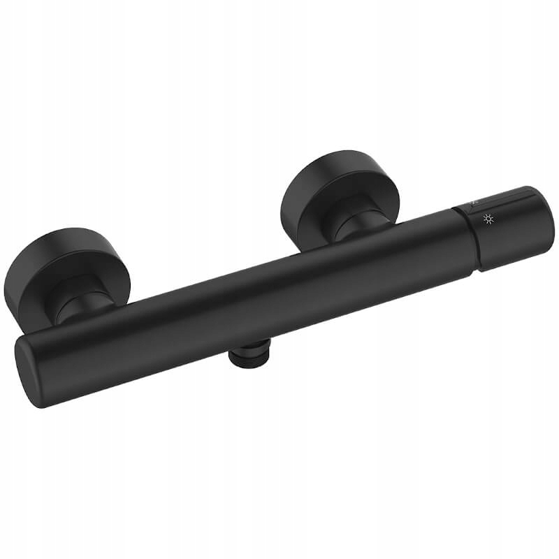 

Bateria Prysznicowa Natryskowa Ścienna Czarna