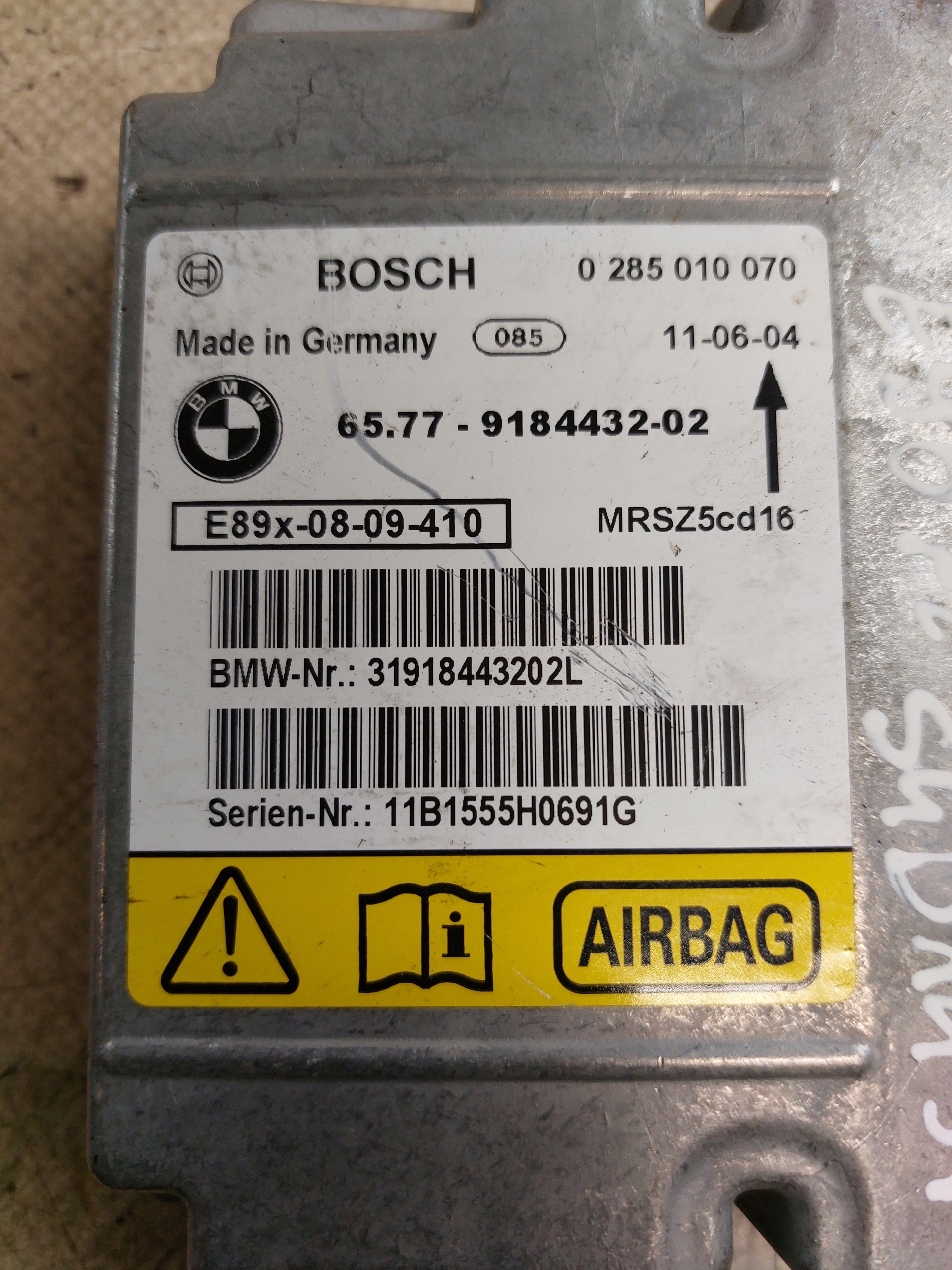 modul Bedienteil AIRBAG BMW E90