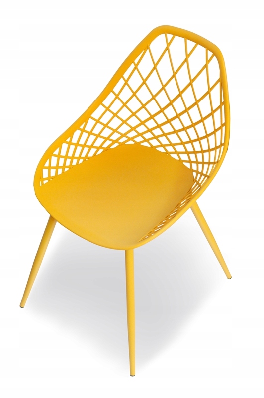 MODNE KRZESŁO CHICO żółty - taras balkon ogród Stan opakowania oryginalne