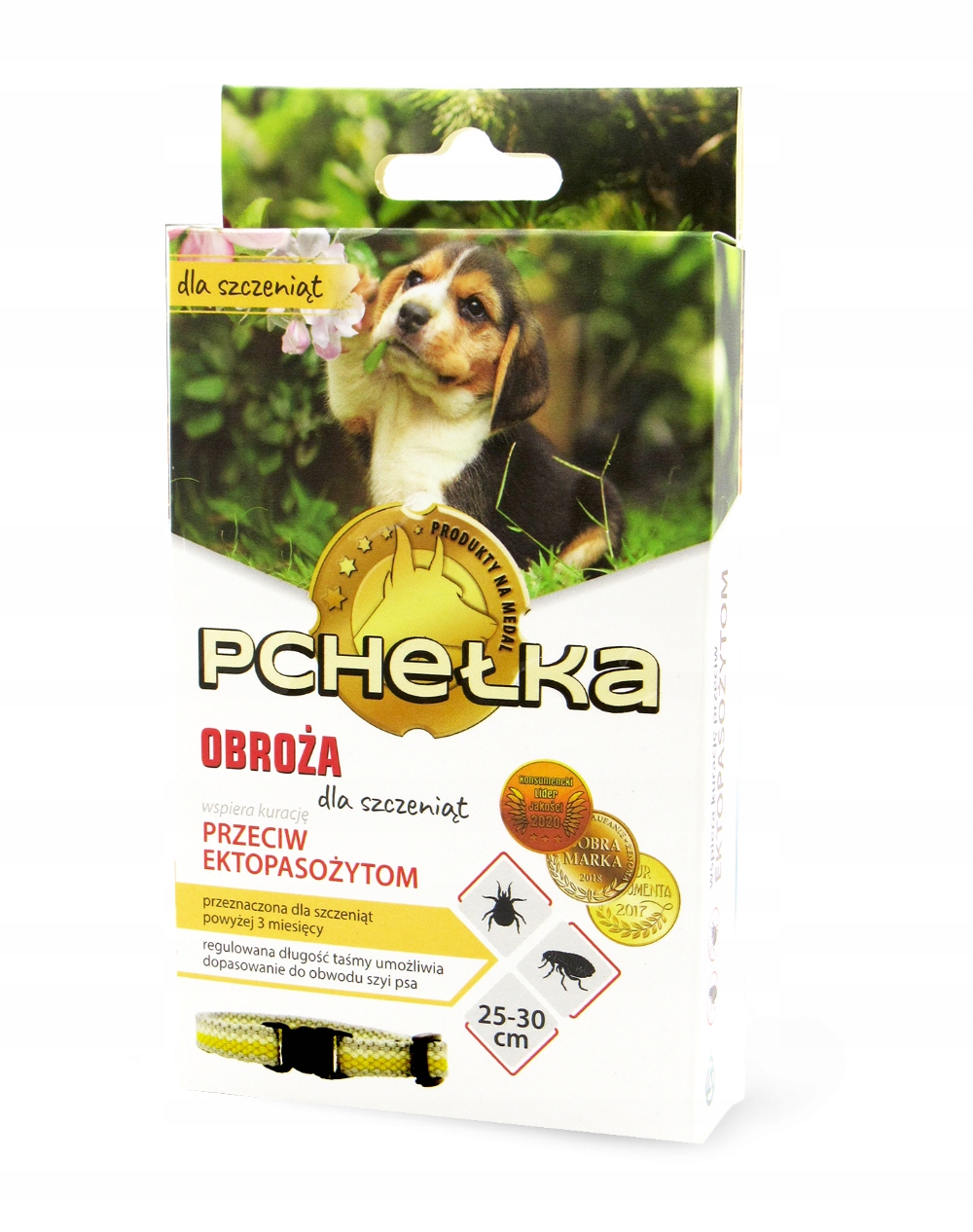 

Pchełka Obroża na pchły kleszcze Szczeniak 25-30cm