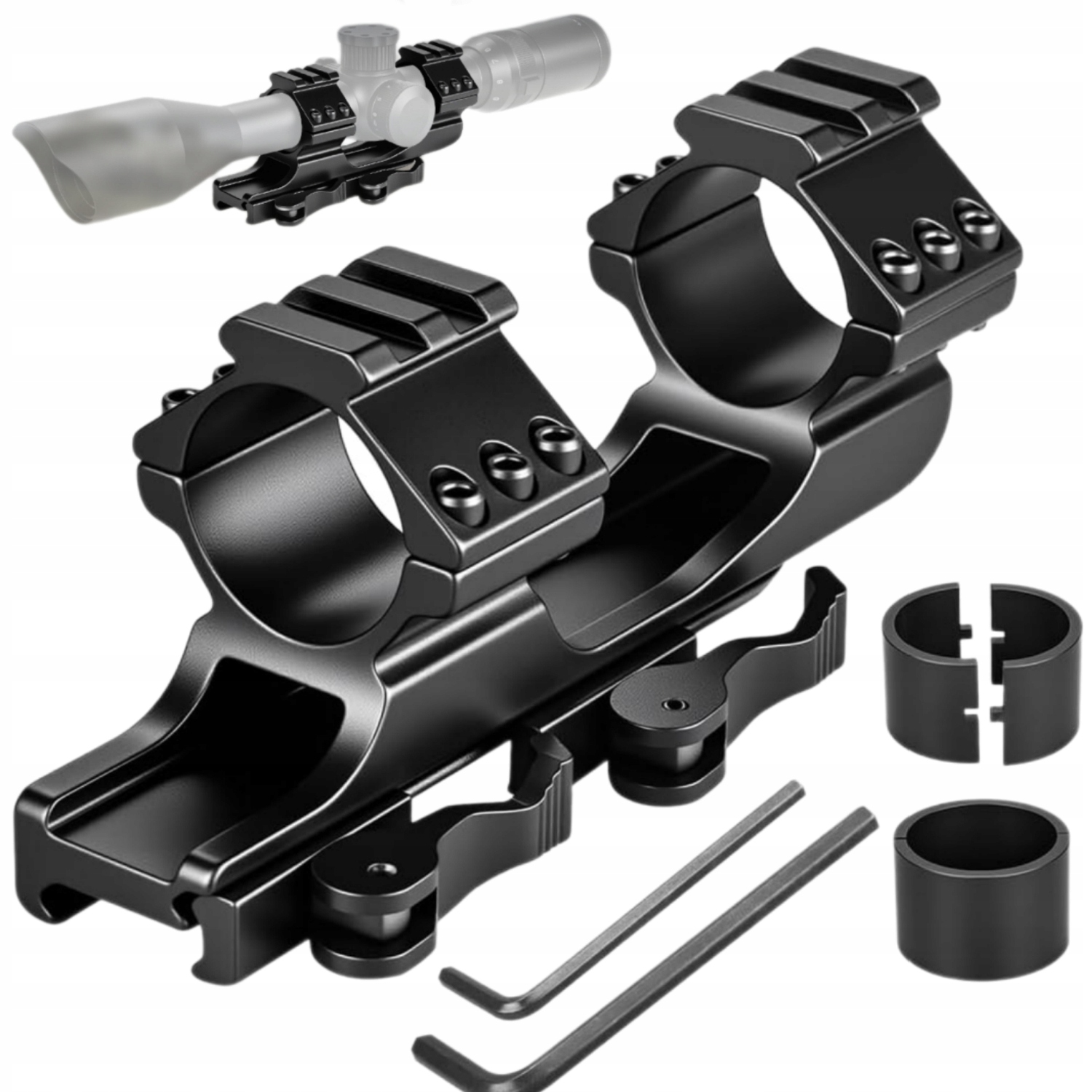 25,4/30 MM Montážní Držák Taktické Puškohledu Pro Rychlé Uvolnění