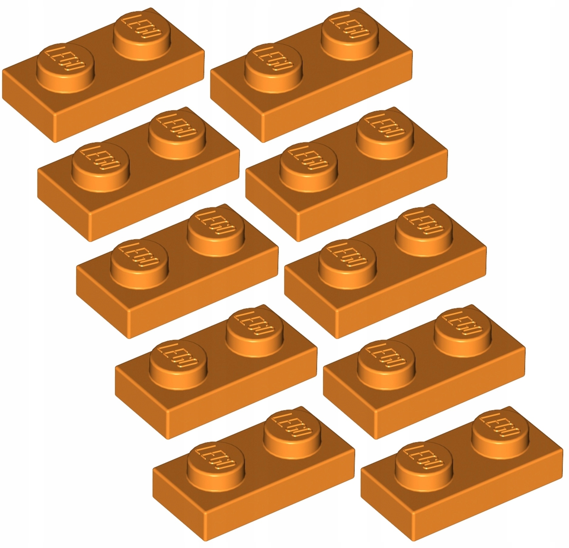 

Lego Płytka 1x2 Pomarańczowa (3023/4177932) 10szt