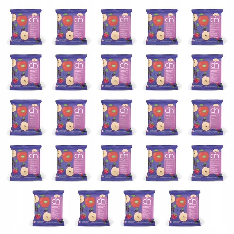 Sušená jablka s příchutí lesního ovoce 18 g X24