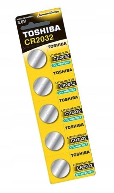 Bateria litowa Toshiba CR2032 5 sztuk