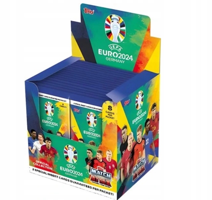 Euro 2024 Topps Match Attax Box 36 Saszetek 288 Kart Saszetki karty