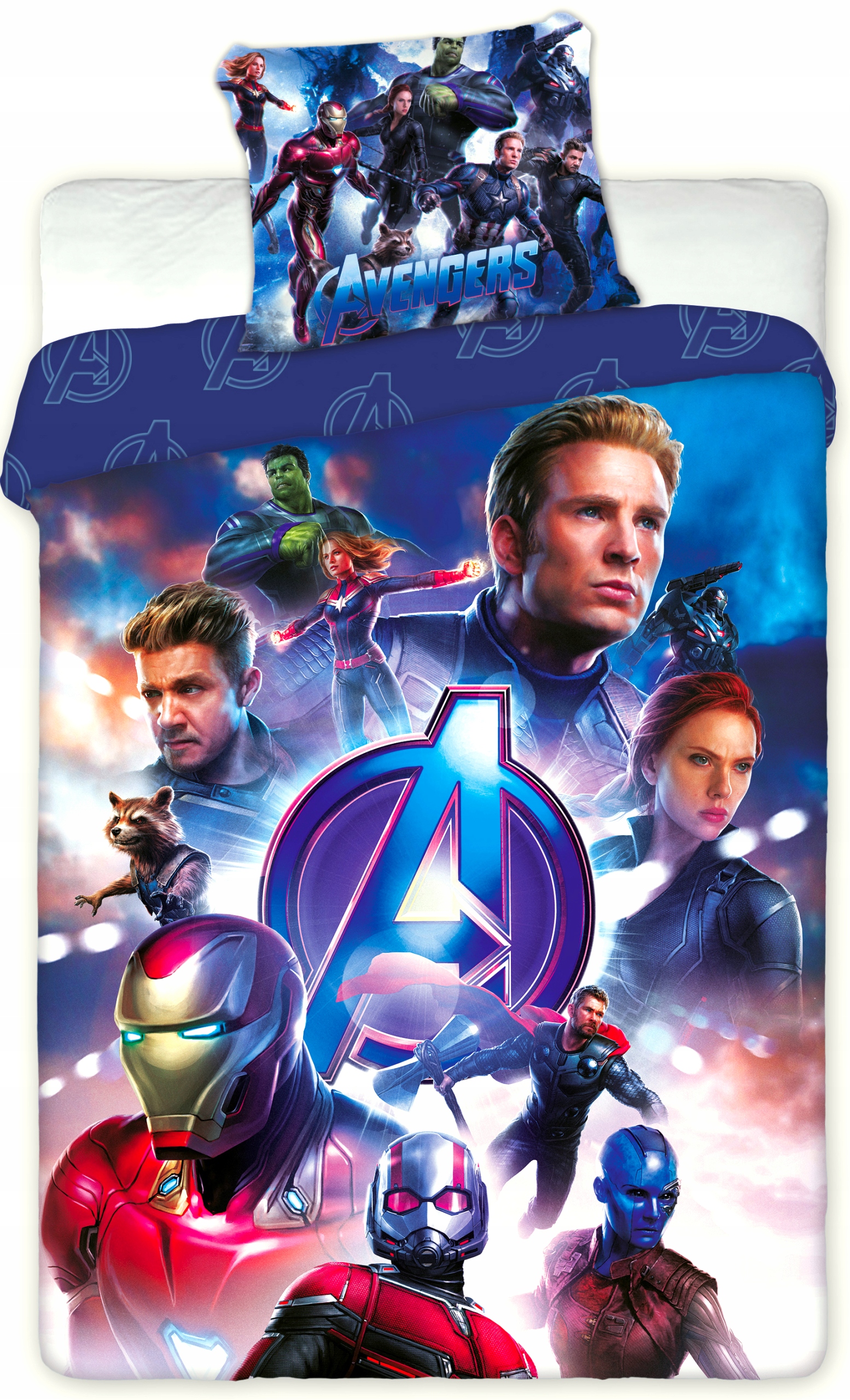 

Pościel Dziecięca 140x200 Avengers Hulk Iron Man