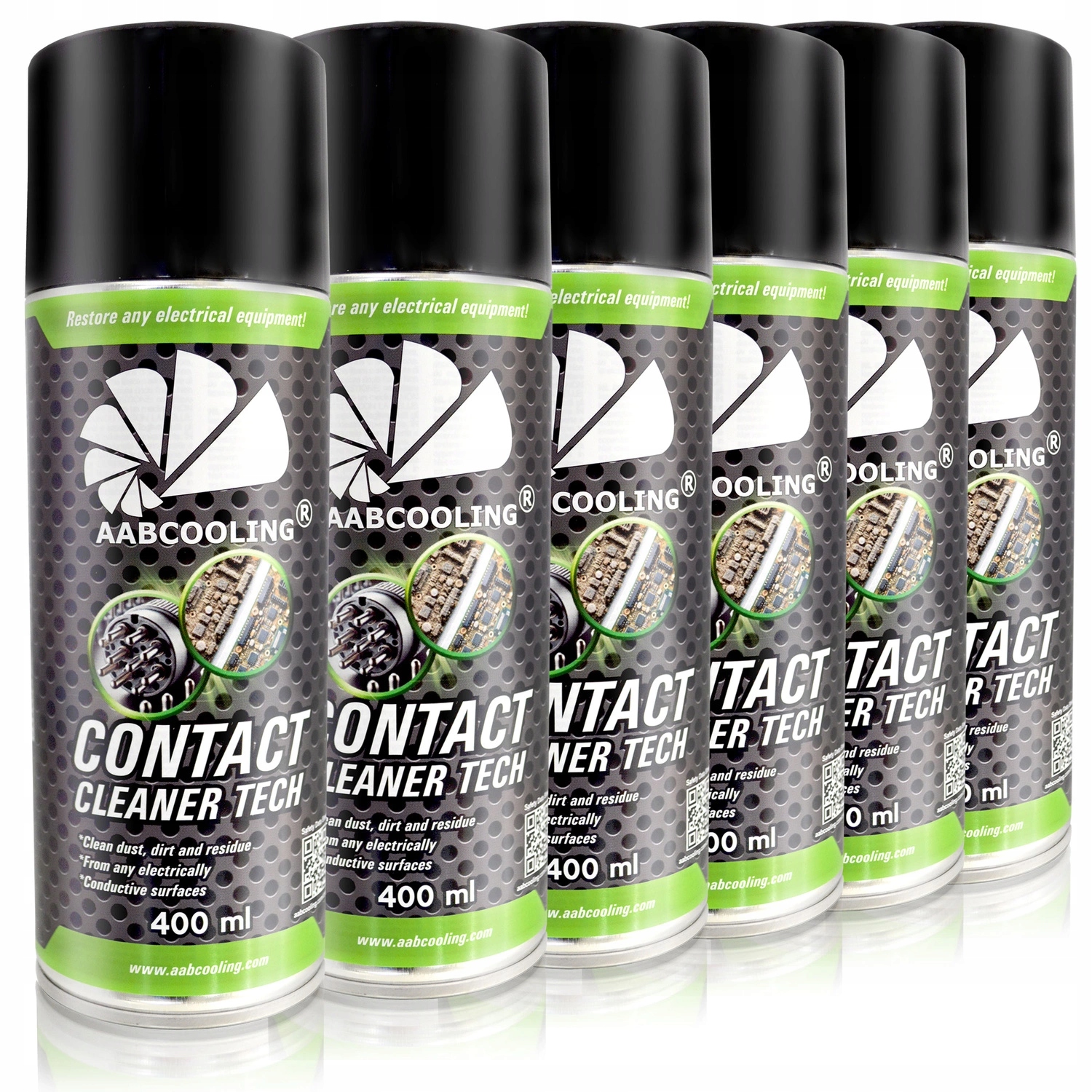 Contact Cleaner 6x400 ml Sprej Přípravek Na Čištění Konektorů A Elektroniky