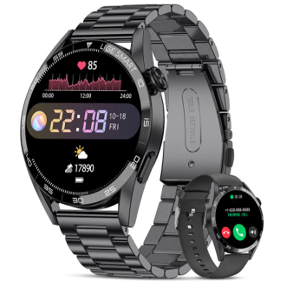 INTELIGENTNY ZEGAREK SMARTWATCH NFC IOS ANDROID